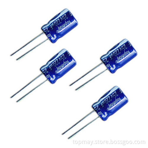 Aluminum Electrolytic Capacitor with 2,000-hour Loading Lifespan and 6.3 to 450V Rated Voltage Range